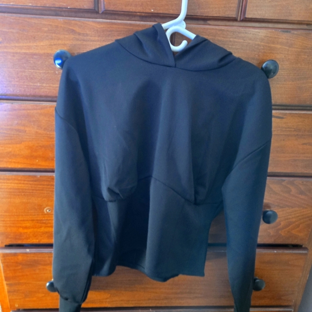 Express cropped hoodie